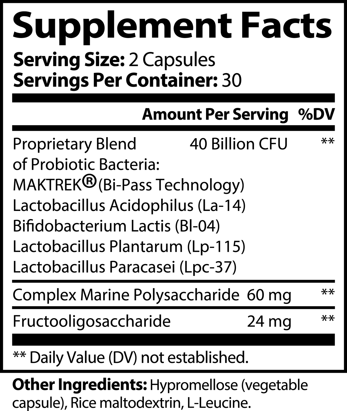 BIOME+ (Probiotic 40 Billion CFU with Prebiotics)
